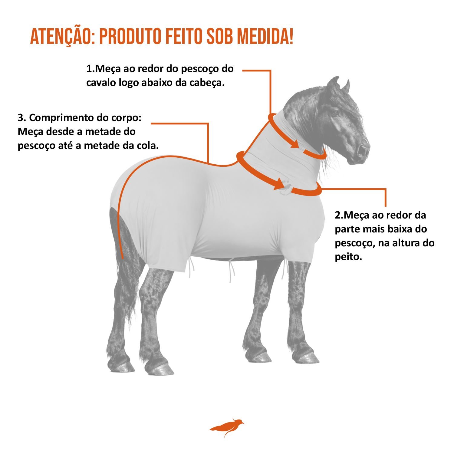 Capa Legging Gola Alta para Percheron (Sob Medida) - Imagem 3